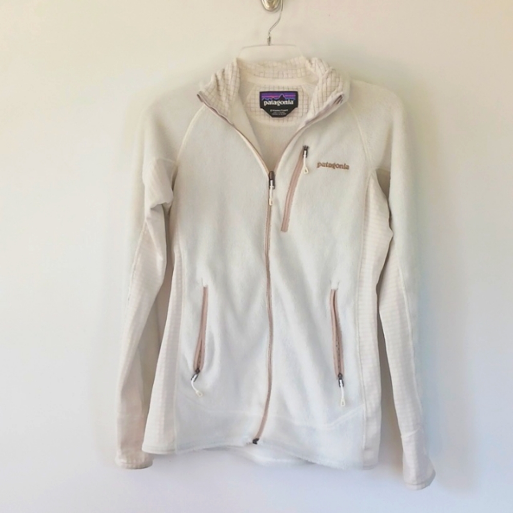 patagonia off white zipper jacket - Picture 1 of 9